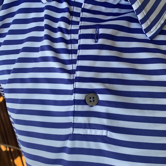 FootJoy Purple Stripe Golf Polo Size L - Picture 12 of 14
